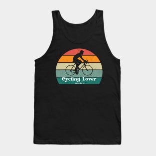 Retro Cyclist's Journey Tee - Ride with Passion Tank Top